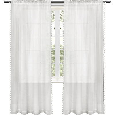 3 Inch Rod Pocket Curtains | Wayfair